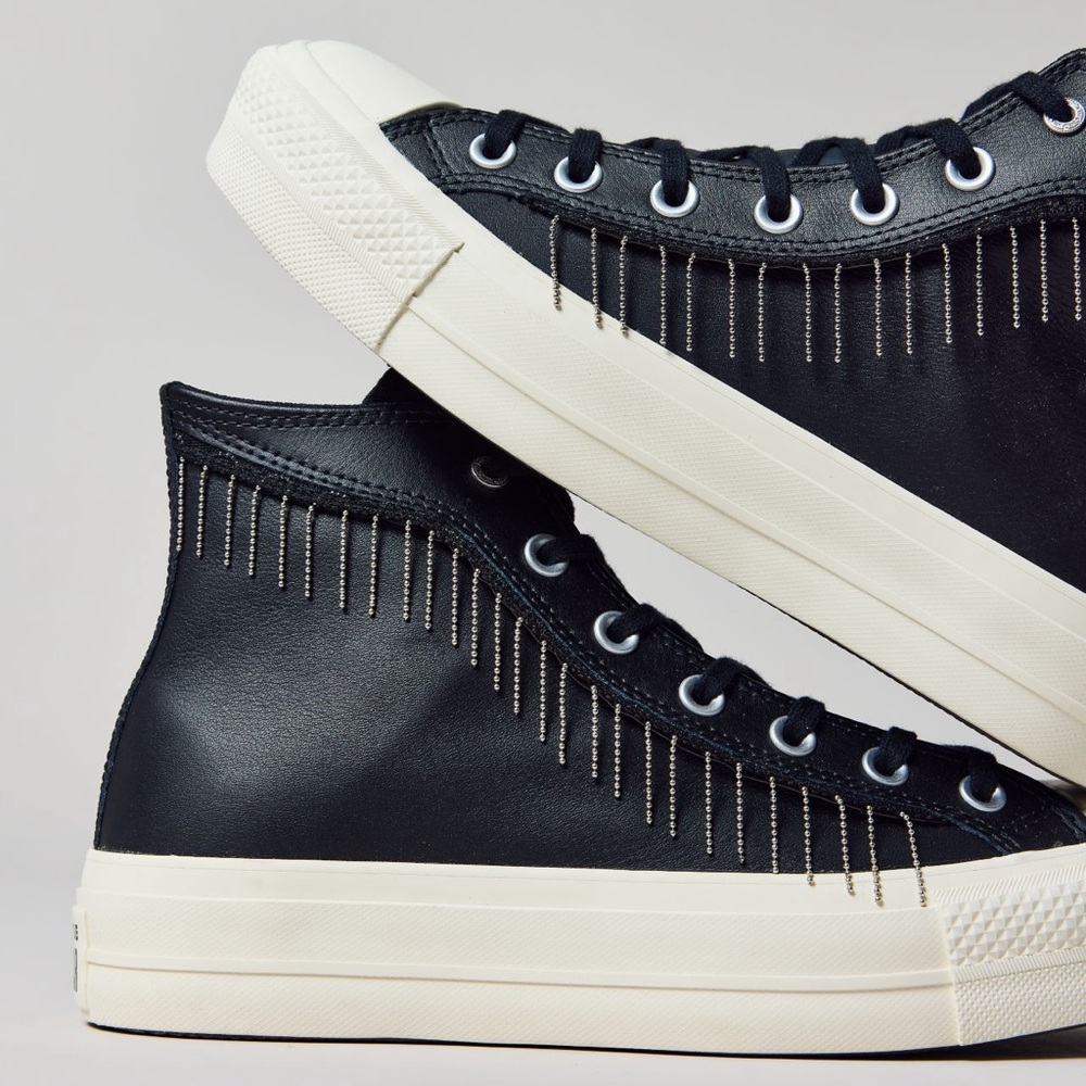 Converse Lift Hi Leather Shoes